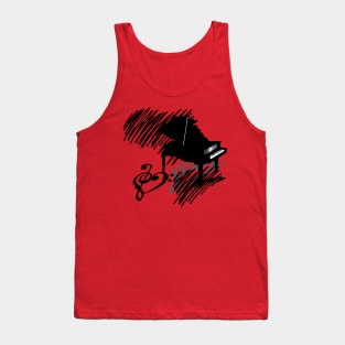 Grand Piano-rough sketch Tank Top